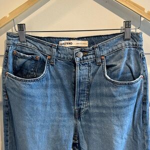 GRLFRND Chelsea Market Denim Blue Jeans Size 28